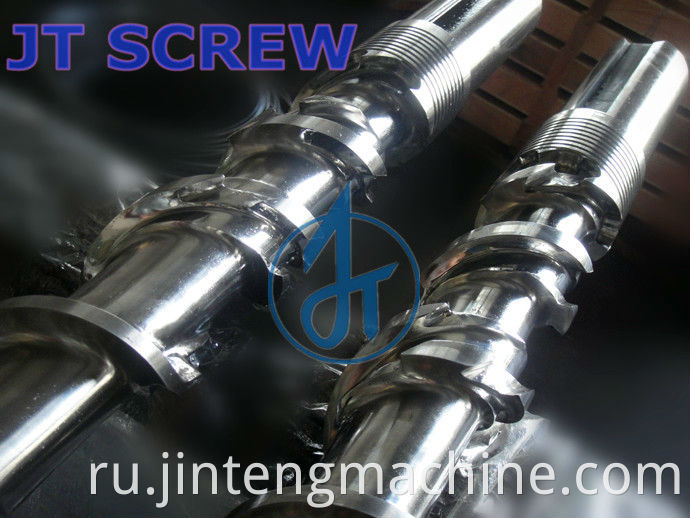 bimetallic rubber screw and barrel for extruder